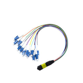 12 de Kabel van de de Kabelom2 Vezel van de vezelschakelaar MPO MTP verbindt Mpo-Vezelcassette