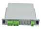 Grijs APC 1x4 van Kleurensc PLC Vlakgolfgeleidertype van de Splitsersdoos voor FTTH-Systemen