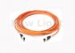 12 kern Multimode MPO MTP Kabel 50/125 5 Meter 3.0mm Mini Ronde LSZH-Vezel Optische Kabel