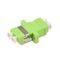 De plastic LC aan LC HEREN OM5 Groene Kleur van de Vezel Optische Adapter met Ceramische Koker