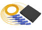 Digitaal Passief PLC ABS van de Vezel Optisch Splitser 1x8 Doostype met de Schakelaar van Sc/PC-