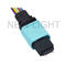 OEM MPO MTP Kabel OM3 Rechte 10Gb, Multimode 50/125 Kabel van het Vezel Optische Flard