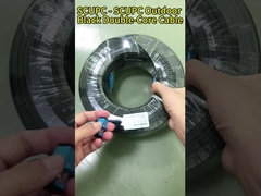 Outdoor FTTH Fiber Optic Patch Cord / Fiber Drop Cable SC SC Connector