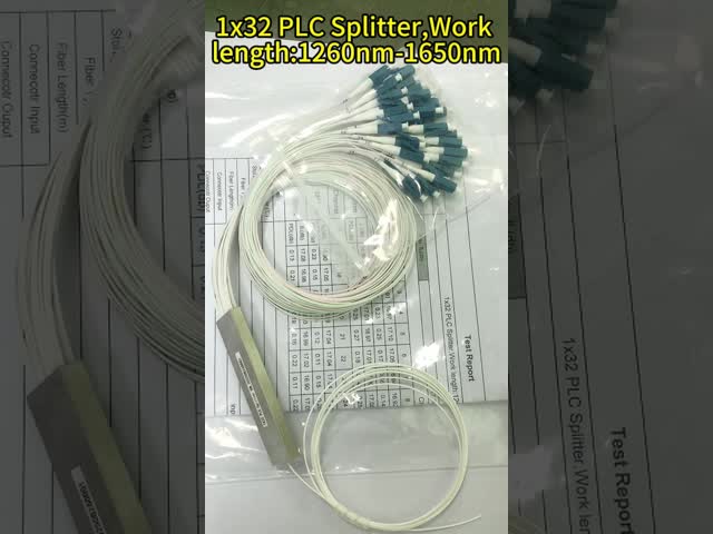 kopen 1x8 glasvezelsplitter met SC/APC-connector en roestvrijstalen buis voor FTTH-toepassingen online manufacture