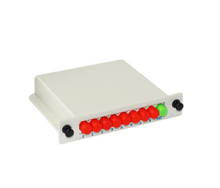 ABS Materieel Laag de Toevoegingsverlies van de Vezel Optisch Cassette met Witte Kleur