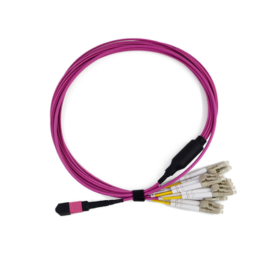 kopen 8 / 12/16/24 Vezels MPO MTP de Boomstamkabel eindigde pre voor LANS/WANS/FTTX online manufacture