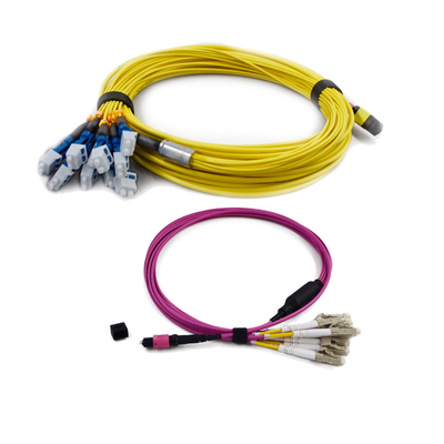 kopen 3.0mm G657A1 MPO MTP van van het Koordpvc/LSZH van het Vezel Optisch Flard Laag de Toevoegingsverlies online manufacture