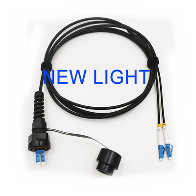 kopen ODVA MPO/APC G652D Optische vezel patch kabel waterdicht Voor FTTA CPRI RRU LTE online manufacture