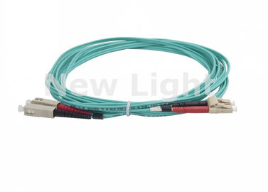 kopen Groen Duplex het Koordlc Sc OM3 Multimode 50/125 van het de Optische Vezelflard van pvc voor CATV-Systeem online manufacture