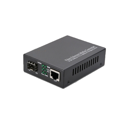 kopen 10/100/1000M Media Converter Single-mode LC Glasvezel Transceiver SFP online manufacture
