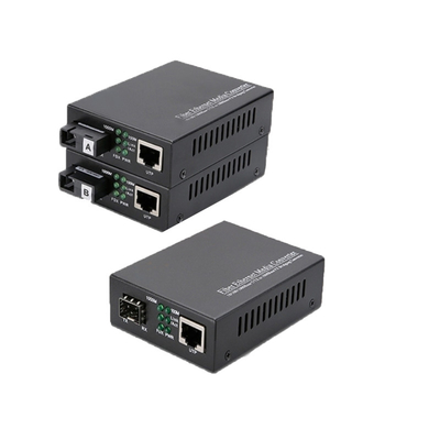 kopen 1.25G SFP Fiber Media Converters LC Connector Tx1550nm DFB Single Mode 3.3V voedingsbron online manufacture