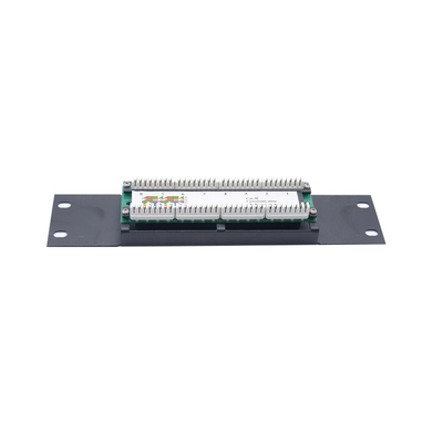 kopen Zwarte 1U 2U metalen Ethernet-patchpanelen met kabelbeheer online manufacture
