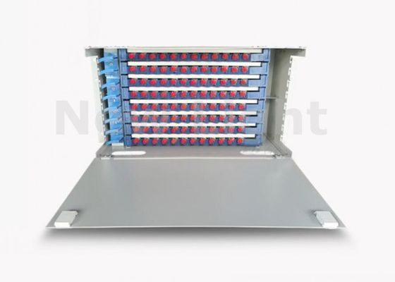 kopen 19 inch 96 Port Fiber Optic Patch Panel Rack Montage ODF Optische glasvezel distributie frame voor FTTX FTTH online manufacture