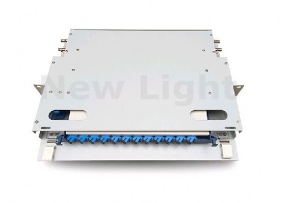 kopen 19 inch ODF-optisch glasvezelverspreidingsframe 12 poortkern met standaardgrootte voor CATV- en FTTH-toepassingen online manufacture