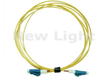 kopen Het gele Koord van het de Vezelflard van LC LC, de Materiële Optische Kabel van de 3 Meter Simplexvezel van pvc online manufacture