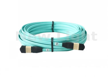 kopen 15 Meters van MPO MTP de Kabelom3 12 de Optische Kabel van de Bundel Multimode Vezel voor de Module van QSFP/SR- online manufacture