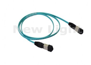 kopen OM4 Kabel 12 van het 5 Meterb MPO MTP Kern Multimode met 3.0mm Mini Ronde LSZH online manufacture