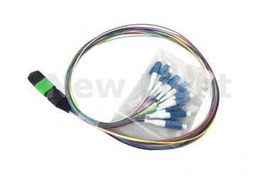 kopen 12 kernuitrusting MPO AAN LC-Kabel, SM van SX 0.9mm van 50 cm Fanout de Lengtempo Kabel online manufacture