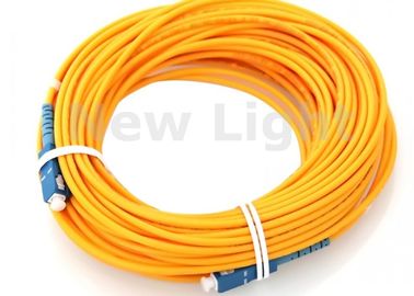kopen Enig Model 9/125 Kabels van de Vezel Optische Verbindingsdraad/Sc-van het de Vezelflard van Sc Koord 100 meet Lengte online manufacture