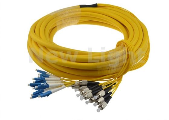 kopen Indoor 12 Core Single Mode Fiber Optic Patch Cord met LC FC-connector en goede duurzaamheid voor FTTH-toepassingen online manufacture