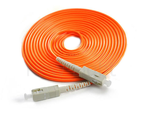 kopen SC/PC-optische vezelpatchkabel met 50/125um Multimode Orange kabel en PVC-mantel online manufacture