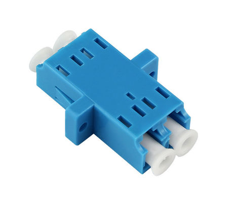 kopen Plastic Material Single Mode LC Fiber Adapter met laag invoegverlies voor FTTH-toepassingen online manufacture