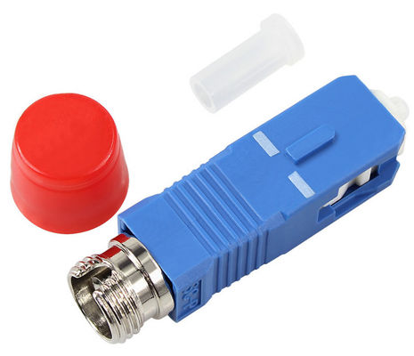 kopen FC naar SC Single Mode Fiber Optic Adapter met UPC-polijst en blauwe behuizing voor CATV-toepassing online manufacture