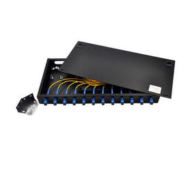 kopen Van het de Distributiekader van de 19 Duimvezel de Optische Einddoos voor het Koord van Optische Vezelpach online manufacture