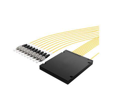 kopen CE Certified Single Mode Fiber Optic Splitter 1x16 met SC APC Connector voor Telecommunicatie Systems online manufacture