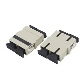 kopen De beige Optische Adapter van de Kleurenvezel voor Sc-Flardkoord/Telecommunicatie Internet online manufacture