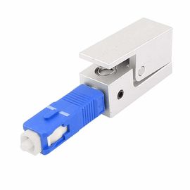 kopen Adapter van de de Vezel Optische Kabel van Sc de Vierkante Naakte 9/125 Metaal Materiële Enige Wijze online manufacture
