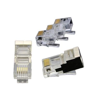 kopen Pro-Grade 10Gbps Ready RJ45-connector met 600 MHz bandbreedte en drievoudig afscherming online manufacture