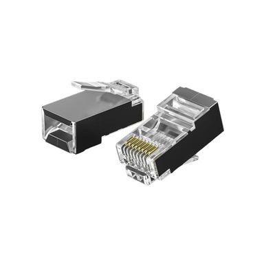 kopen Hoogwaardige RJ45-connector met 50U gouden contacten, Fluke Pass en transparant klitvrij ontwerp online manufacture