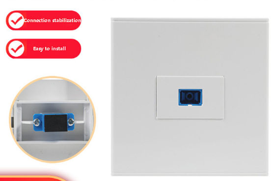 kopen Vlamvertrager LC/SC-socket met universele compatibiliteit en 86 * 86 mm Grootte voor 5G-netwerken online manufacture