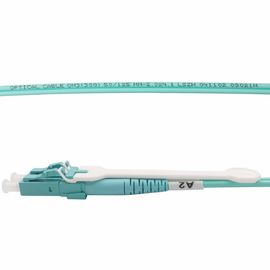 kopen Kabels die van de de Vezel de Optische Verbindingsdraad van de Aquakleur OM3 de Duplex van Typeconnetors LC trekken online manufacture