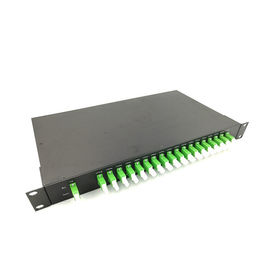 kopen APC FTTH van 1U E2000 de distributievakje van de Koudgewalst Bladkabel 19 Duim met Adapter online manufacture