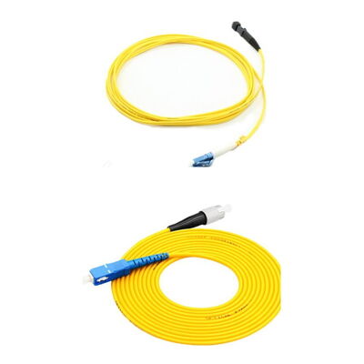 kopen 0.9mm Slanke tot 3.0mm Robuuste Single Mode Glasvezel Patchkabel met SC LC FC ST Connectoren voor Datacenter en Buitengebruik online manufacture