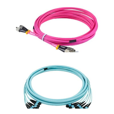 kopen Single Mode Fiber Optic Patch Cord met APC ≥60dB UPC ≥50dB en PC ≥45dB Return Loss voor FTTH CATV Telecom online manufacture