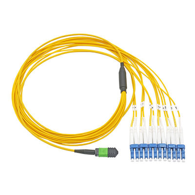 kopen G652D LSZH Single Mode 12 Core MPO MTP-kabel voor hoogdichte glasvezelnetwerken online manufacture