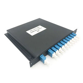 kopen Harde de Vezel Optische Componenten 8 van het Metaalgeval Kanaalcwdm Mux Demux Module met Schakelaar online manufacture