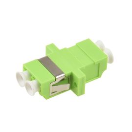 kopen De plastic LC aan LC HEREN OM5 Groene Kleur van de Vezel Optische Adapter met Ceramische Koker online manufacture