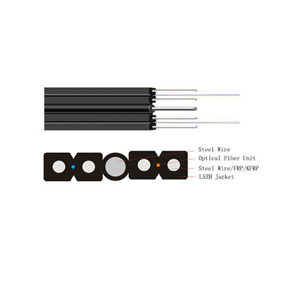 kopen Zelfdragende FTTH-aansluitkabel met LSZH-mantel en G652A1 singlemodevezel voor luchttrajecten online manufacture