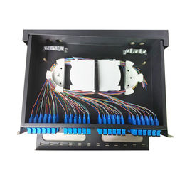 kopen Het rek Opgezette MPO/MTP-Comité van het Vezel Optische Flard 2U 3U 19 Duim 48/96 Vezelspecc Materiaal online manufacture