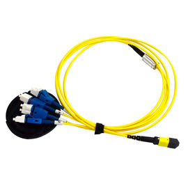 kopen MTP aan Uniboot 4 Kabel van de de Kabelboomstam van X LC de Duplexmpo MTP/G652D-het Springen van pvc Kabel online manufacture