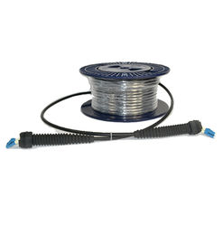 kopen IP67 van de het Niveaulc SM Optische Vezel van het waterbewijs van het het Flardkoord Schakelaar van Lc de Duplex Zwarte 100 Meter online manufacture