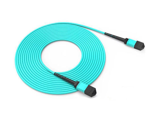 kopen MPO MTP-kabel OM3 OM4 patch cord met mannelijke of vrouwelijke aansluiting en 8 12 24 vezelopties online manufacture