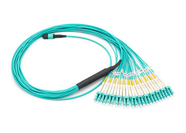 kopen 24 de vezelsmpo MTP Fan herstelt uit Koord mtp-24 Multimode de Doorbraakkabel van OM3 online manufacture