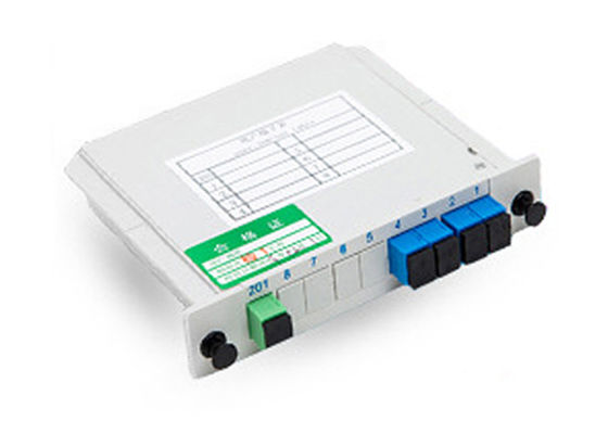 kopen Compact ontwerp 1x4 insteekbare PLC glasvezel splitter met SC-connector voor LAN, WAN en Metro netwerken online manufacture