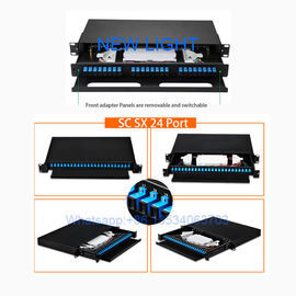kopen Het rek zet Haven Comité op/48 van Multimode Vezel de Optische Flard het Comité van het 19 Duimflard Optische Vezel online manufacture