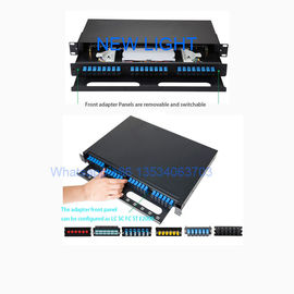 kopen LC/het Flardcomité van Sc/ST/FC-Zwarte Standaardgrootte van de Vezel de Optische 24 Haven 1U online manufacture